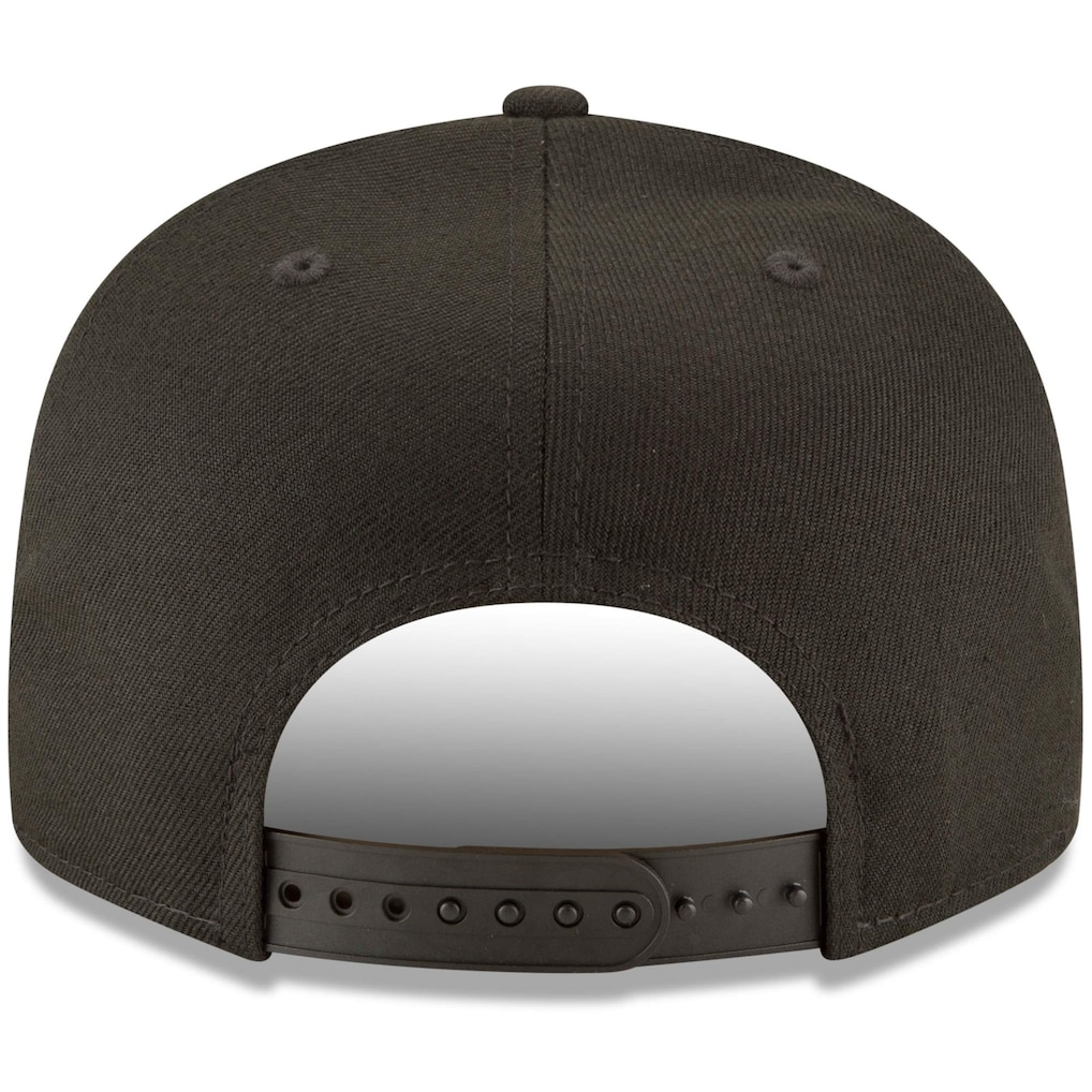NEW ERA 9FIFTY BASICA TEXAS RANGERS BLACK ON BLACK