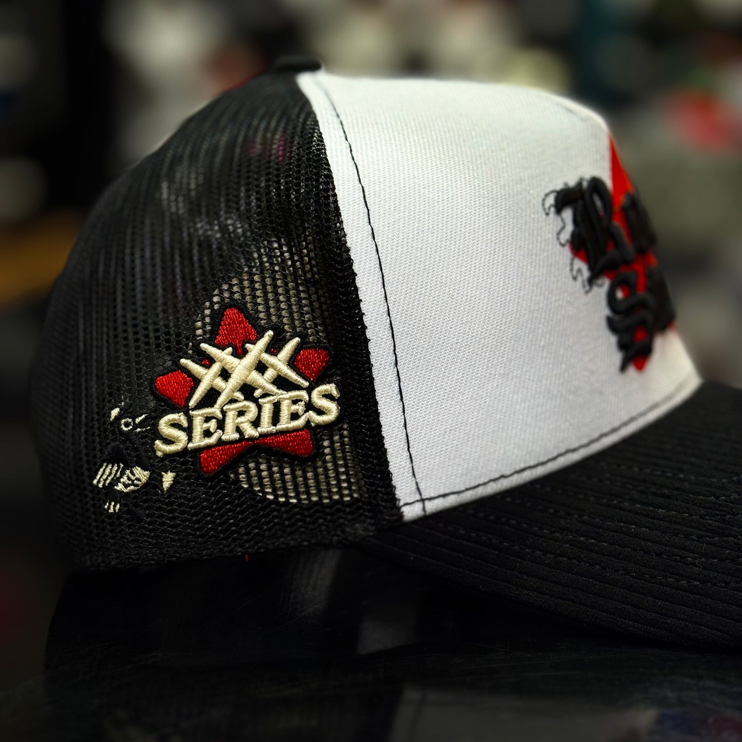 JC HATS - "ROCKSTAR BLACK & WHITE"