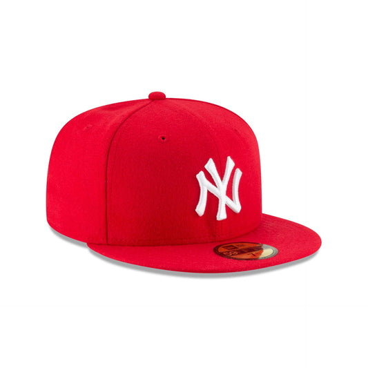 NEW ERA 59FIFTY BASICA NEW YORK YANKEES SCARLET