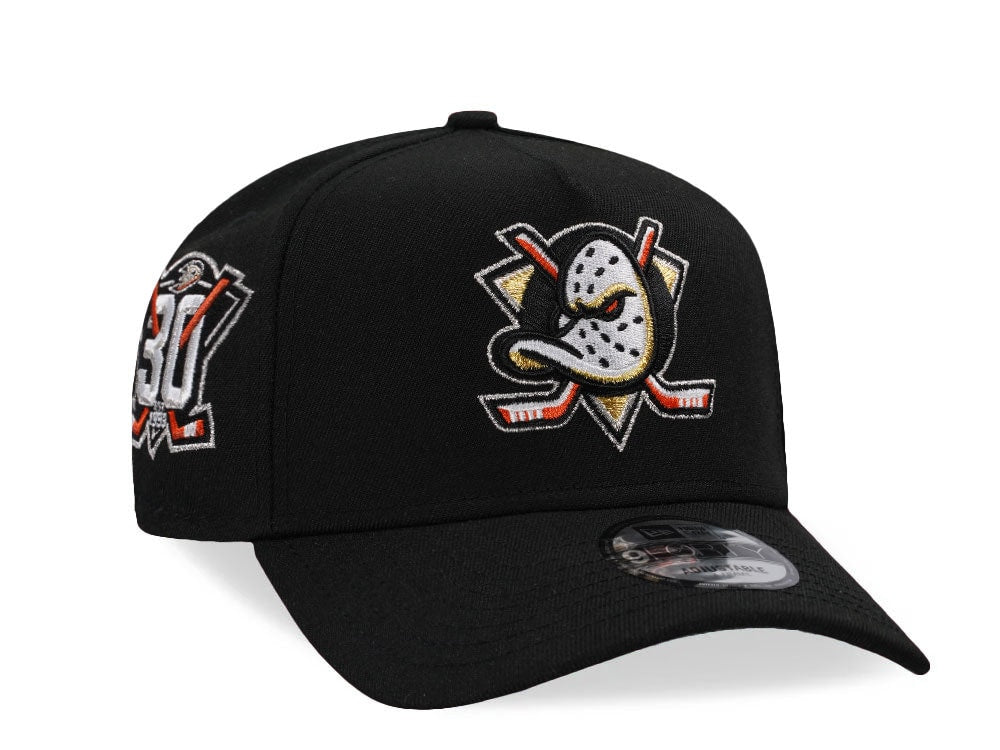 NEW ERA 9FORTY ANAHEIM DUCKS 30TH ANNIVERSARY BLACK