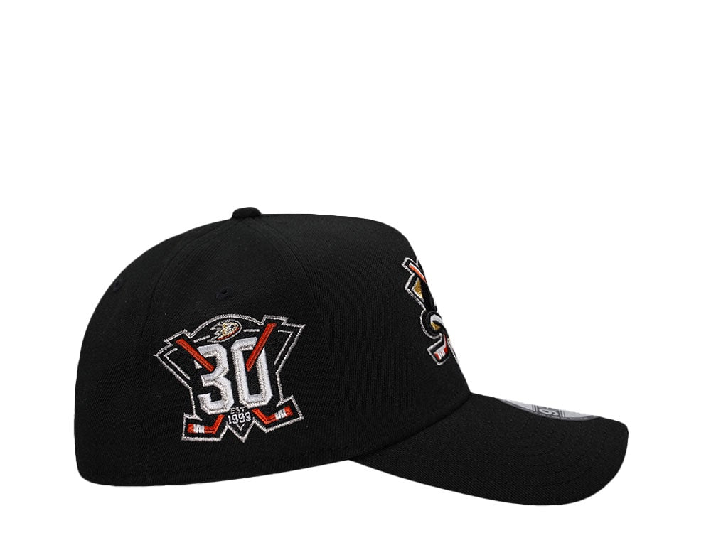 NEW ERA 9FORTY ANAHEIM DUCKS 30TH ANNIVERSARY BLACK