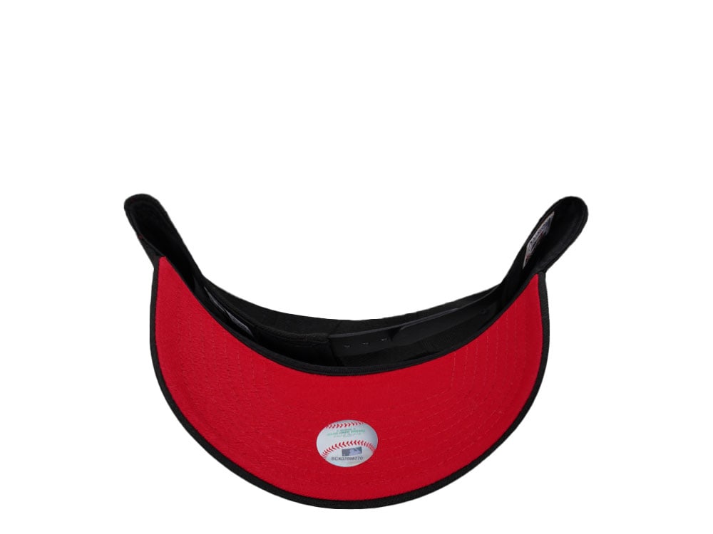 NEW ERA 9FORTY ANAHEIM ANGELS 40TH ANNIVERSARY BLACK AND RED