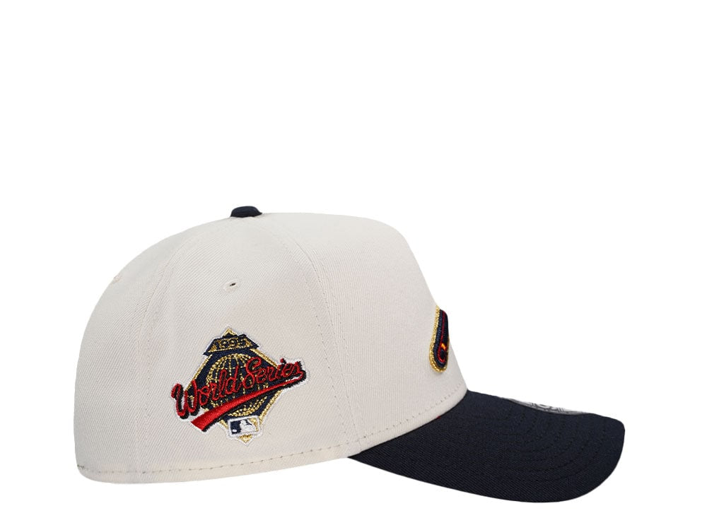 NEW ERA 9FORTY ATLANTA BRAVES WORLD SERIES 1995 CHROME NAVY