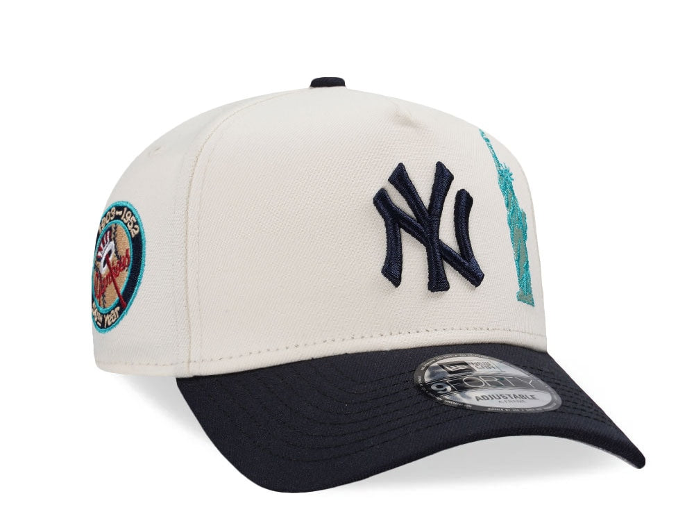 NEW ERA 9FORTY NEW YORK YANKEES 50TH ANNIVERSARY LIBERTY CHROME