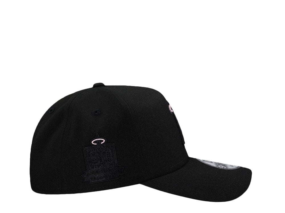 NEW ERA 9FORTY ANAHEIM ANGELS 50TH ANNIVERSARY BLACK PINK