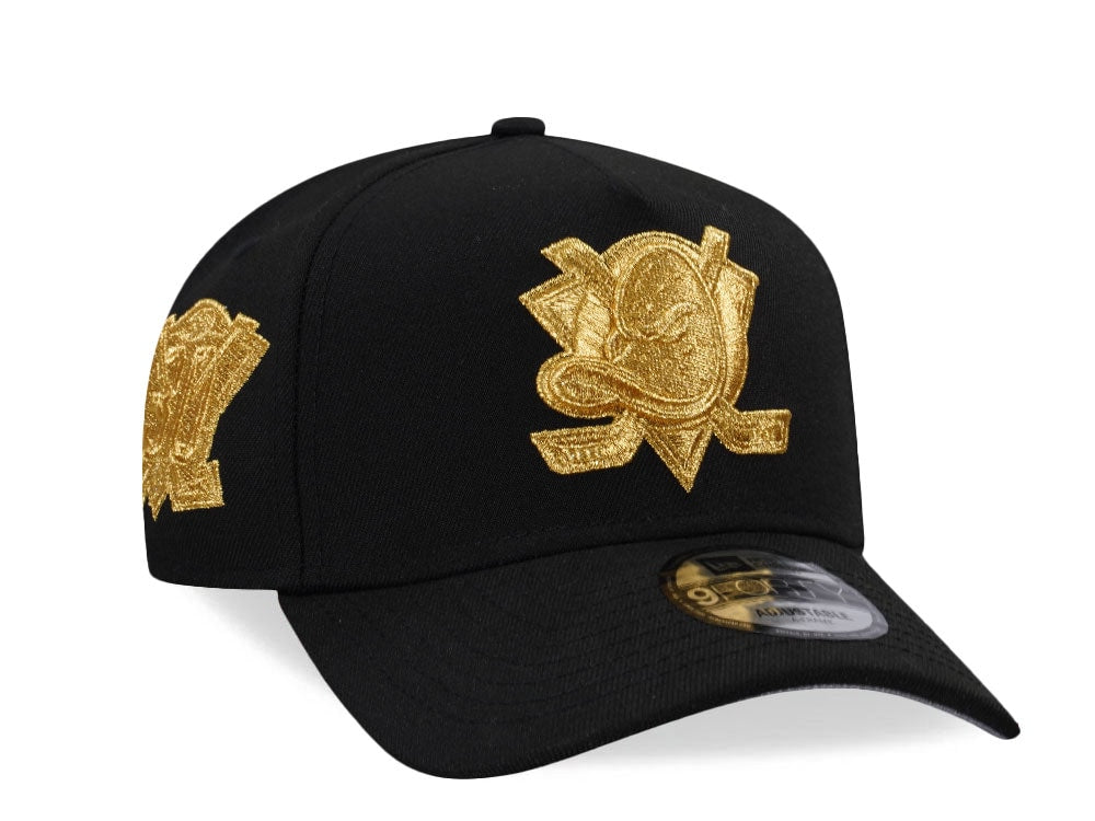 NEW ERA 9FORTY ANAHEIM DUCKS 30TH ANNIVERSARY ALL GOLD