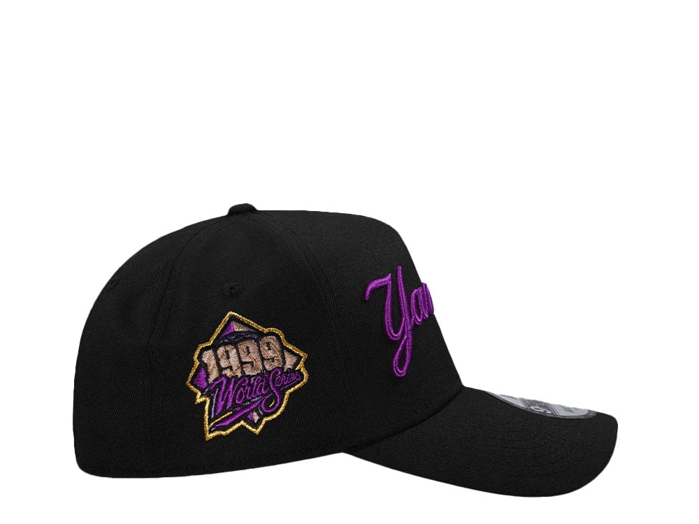 NEW ERA 9FORTY NEW YORK YANKEES WORLD SERIES 1999 PURPLE SCRIPT