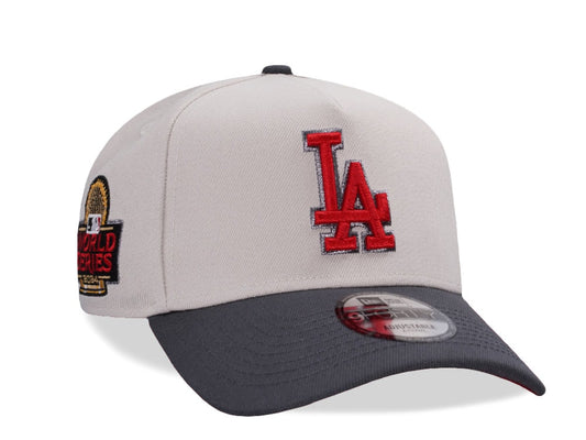 NEW ERA 9FORTY LOS ANGELES DODGERS WORLD SERIES 2024 STONE FLAME