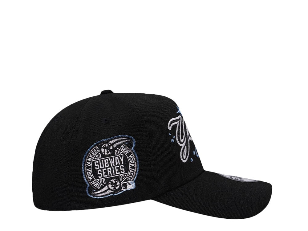 NEW ERA 9FORTY NEW YORK YANKEES SUBWAY SERIES 2000 SPACE SCRIPT BLACK