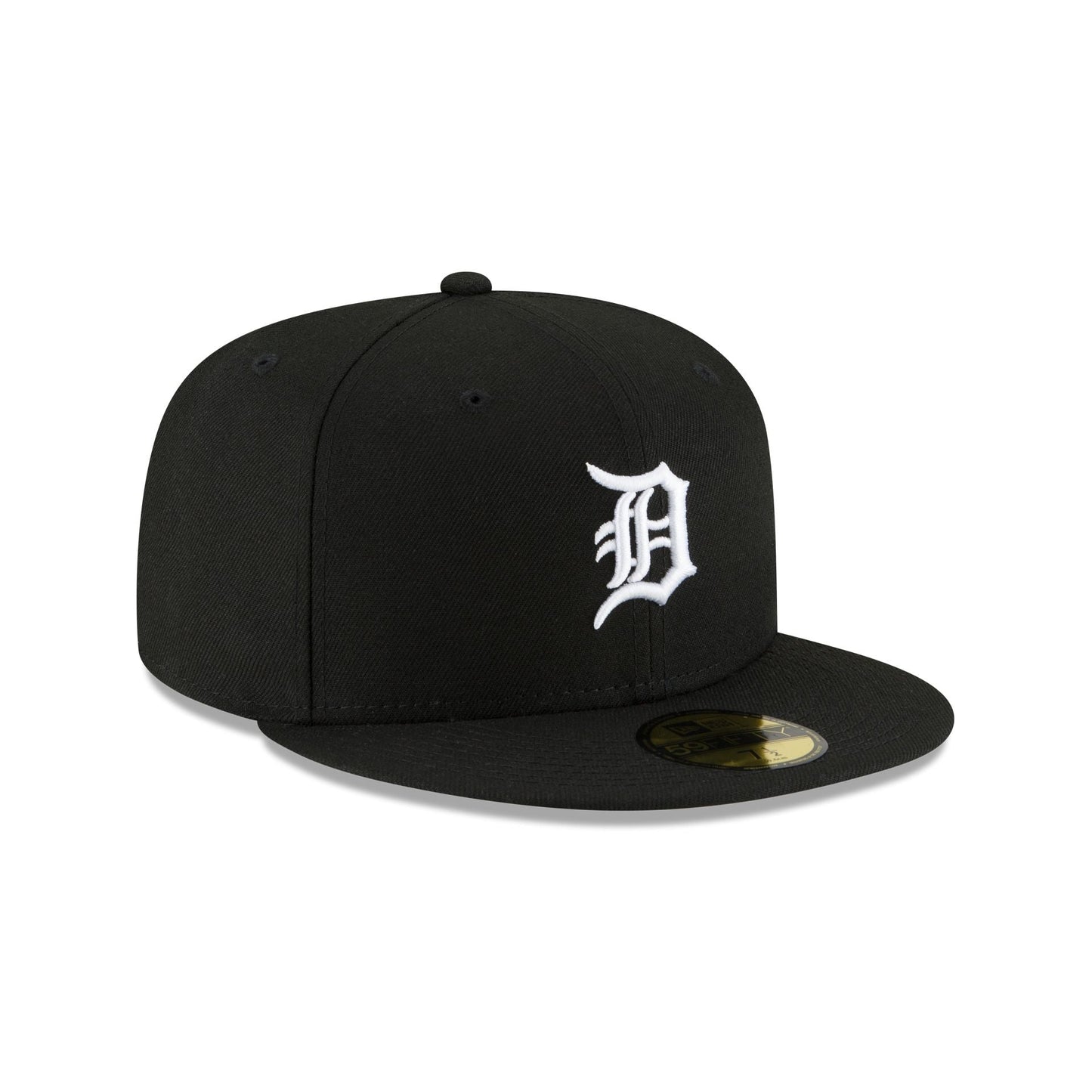 NEW ERA 59FIFTY BASICA DETROIT TIGERS BLACK AND WHITE
