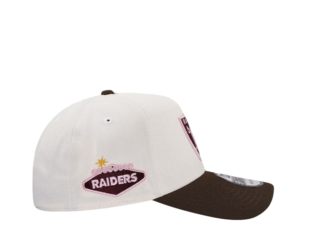 NEW ERA 9FORTY LAS VEGAS RAIDERS CREME PINK