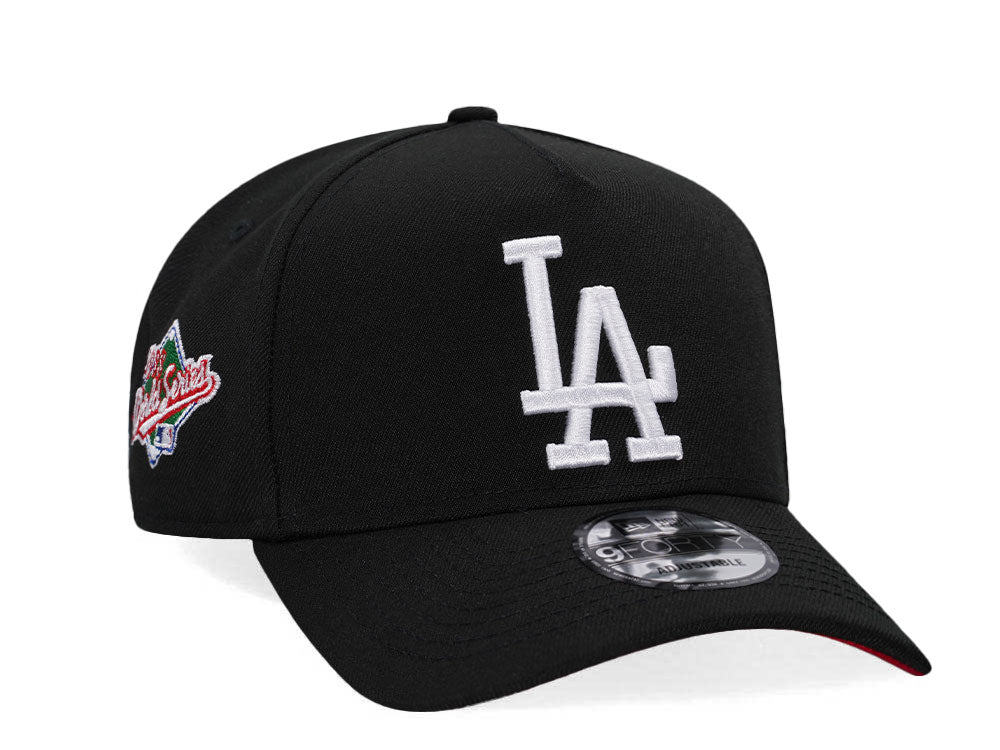 NEW ERA 9FORTY LOS ANGELES DODGERS WORLD SERIES 1988 BLACK RED