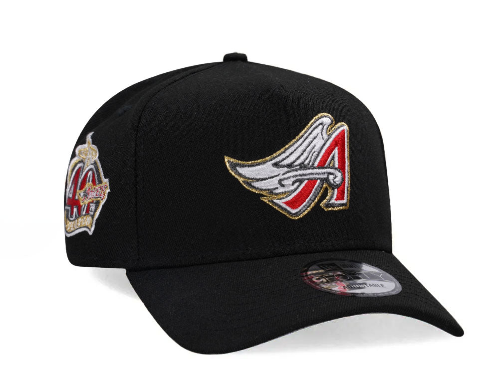 NEW ERA 9FORTY ANAHEIM ANGELS 40TH ANNIVERSARY BLACK GOLD