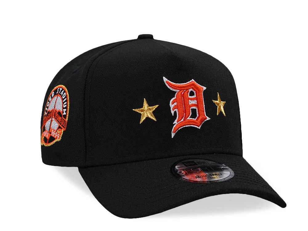 NEW ERA 9FORTY DETROIT TIGERS STADIUM PATCH BLACK METALLIC