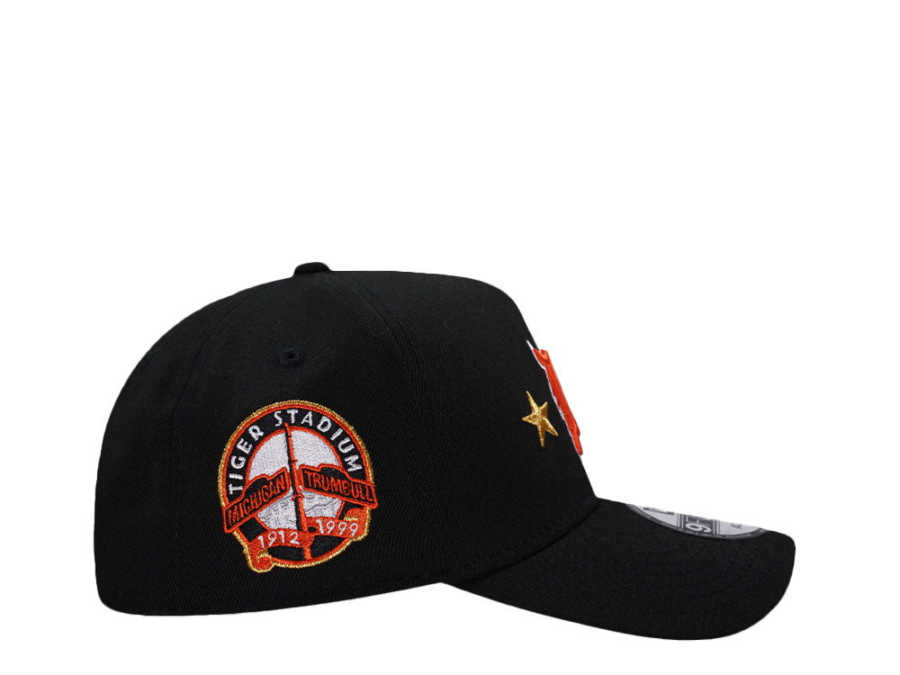 NEW ERA 9FORTY DETROIT TIGERS STADIUM PATCH BLACK METALLIC