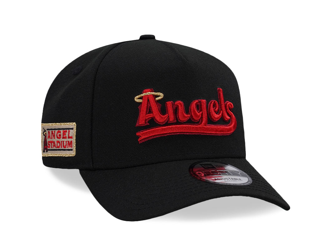 NEW ERA 9FORTY ANAHEIM ANGELS CITY CONNECT BLACK RED