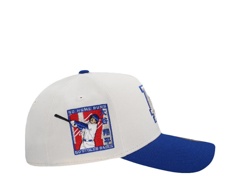 NEW ERA 9FORTY LOS ANGELES DODGERS OHTANI 50 50 SEASON CHROME BLUE