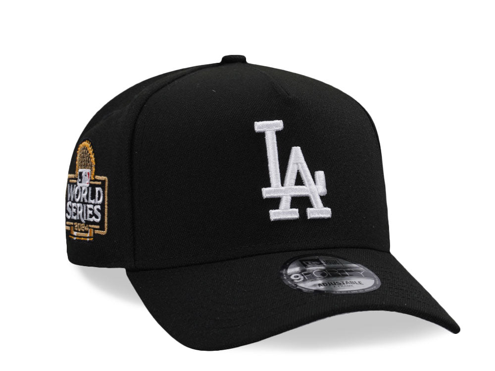 NEW ERA 9FORTY LOS ANGELES DODGERS WORLD SERIES 2024 BLACK