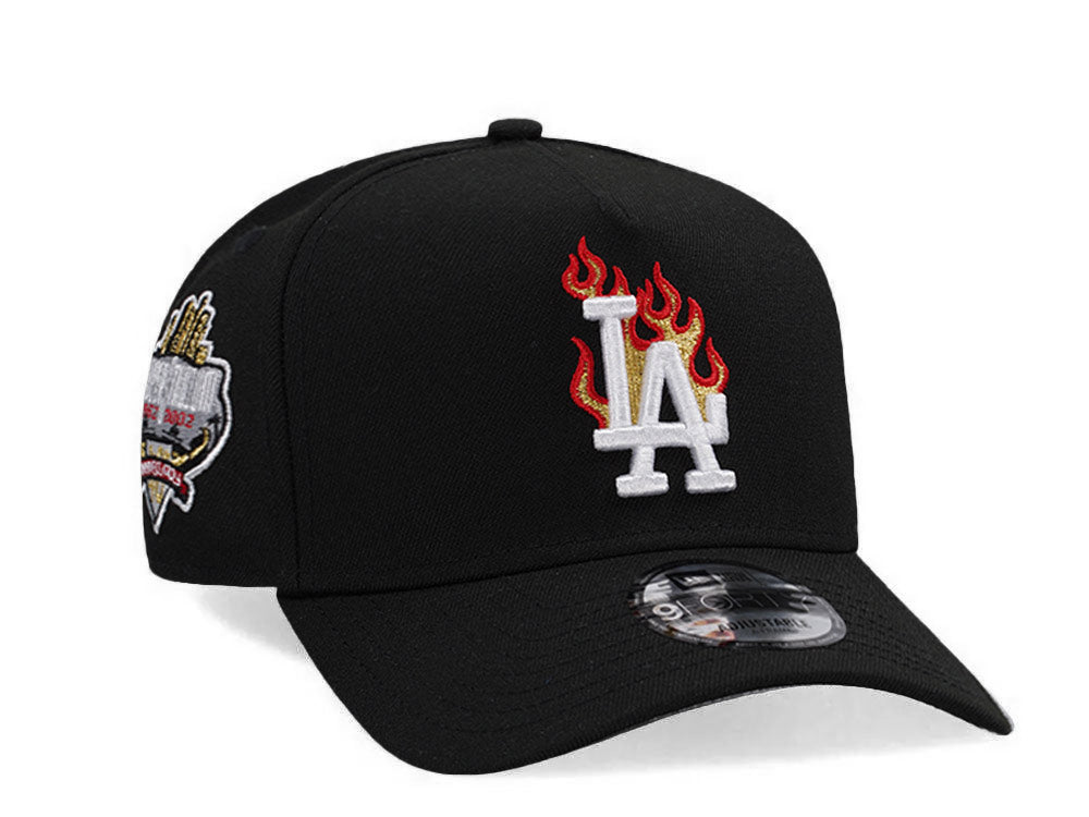 NEW ERA 9FORTY LOS ANGELES DODGERS 40TH STADIUM ANNIVERSARY BLACK FIRE