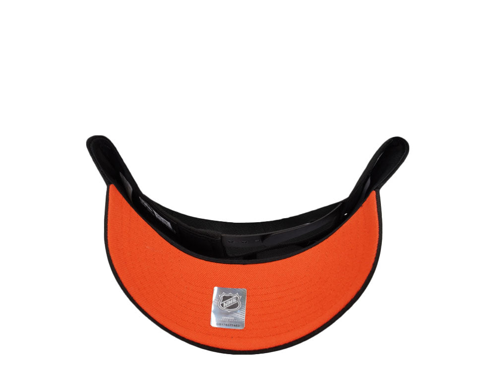 NEW ERA 9FORTY ANAHEIM DUCKS 30TH ANNIVERSARY BLACKOUT ORANGE POP