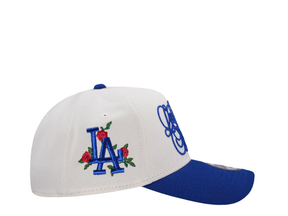 NEW ERA 9FORTY LOS ANGELES DODGERS SCRIPT CHROME ROYAL BLUE