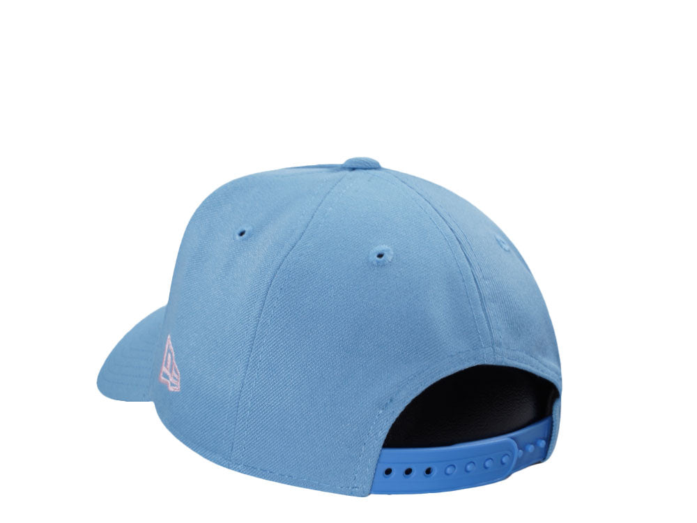 NEW ERA 9FORTY ANAHEIM ANGELS 50TH ANNIVERSARY SKY BLUE PINK