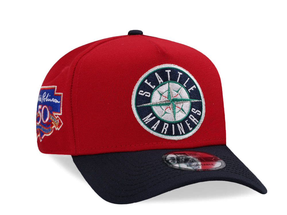 NEW ERA 9FORTY SEATTLE MARINERS JACKIE ROBINSON ALL STAR RED NAVY