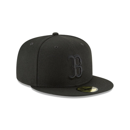 NEW ERA 59FIFTY BASICA BOSTON RED SOX BLACKOUT