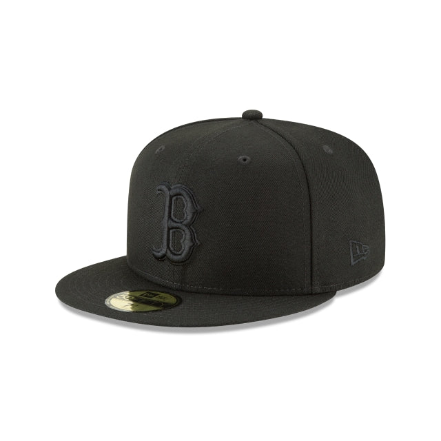 NEW ERA 59FIFTY BASICA BOSTON RED SOX BLACKOUT
