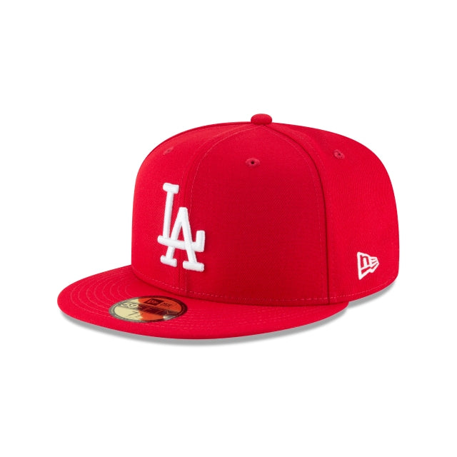 NEW ERA 59FIFTY BASICA LOS ANGELES DODGERS SCARLET