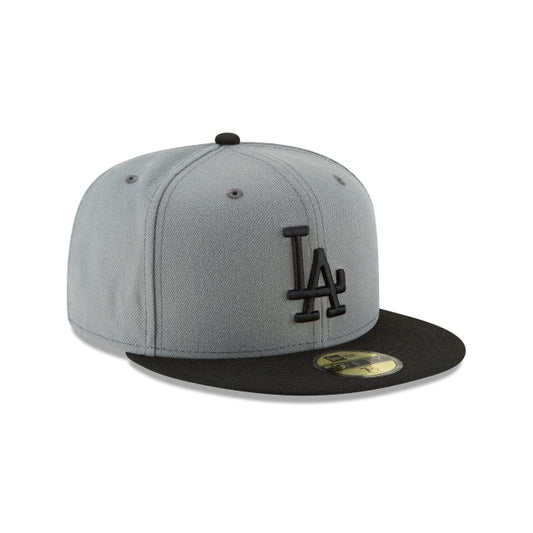 NEW ERA 59FIFTY BASICA LOS ANGELES DODGERS STORM GRAY