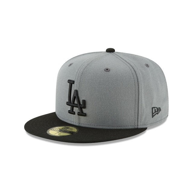 NEW ERA 59FIFTY BASICA LOS ANGELES DODGERS STORM GRAY