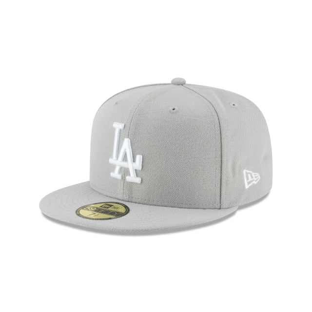NEW ERA 59FIFTY BASICA LOS ANGELES DODGERS GRAY