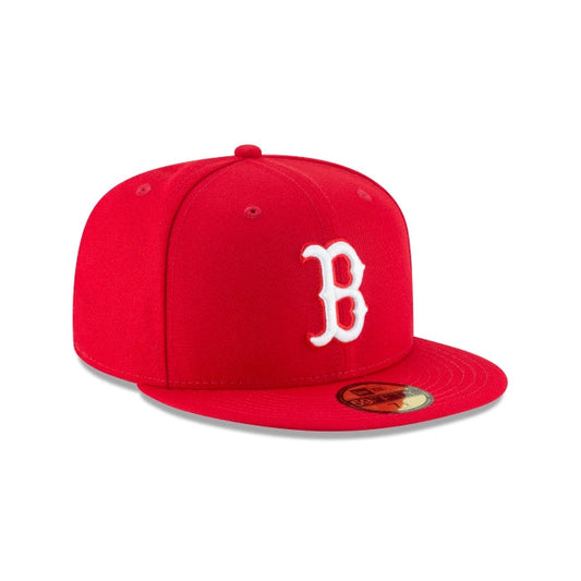 NEW ERA 59FIFTY BASICA BOSTON RED SOX SCARLET