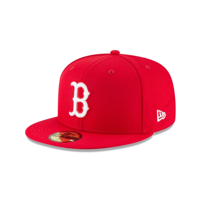 NEW ERA 59FIFTY BASICA BOSTON RED SOX SCARLET