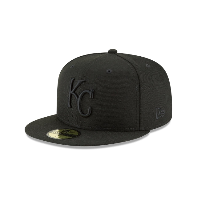 NEW ERA 59FIFTY BASICA KANSAS CITY ROYALS BLACKOUT
