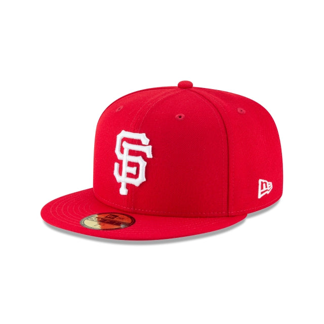 NEW ERA 59FIFTY BASICA SAN FRANCISCO GIANTS SCARLET