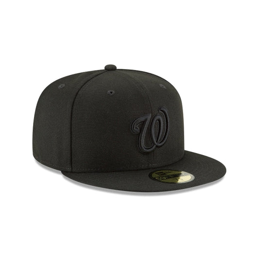 NEW ERA 59FIFTY BASICA WASHINGTON NATIONALS BLACKOUT