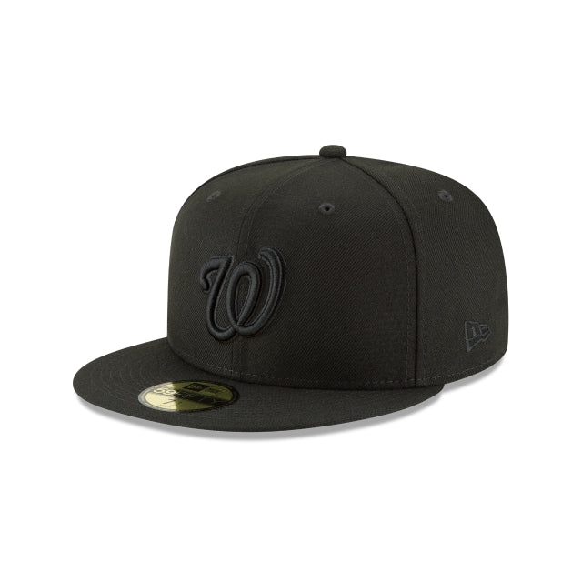 NEW ERA 59FIFTY BASICA WASHINGTON NATIONALS BLACKOUT