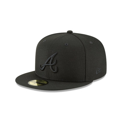NEW ERA 59FIFTY BASICA ATLANTA BRAVES BLACKOUT