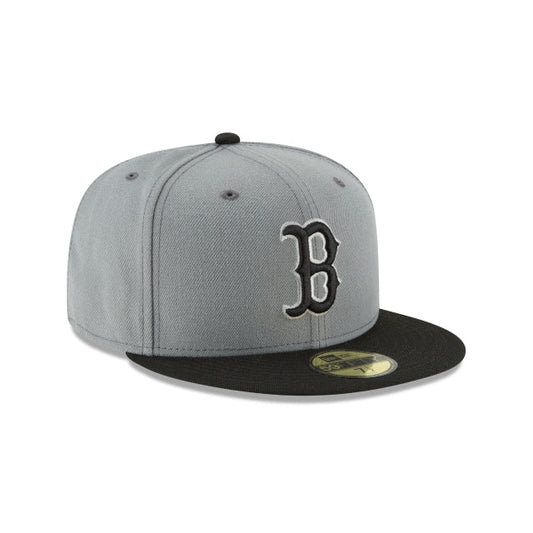 NEW ERA 59FIFTY BASICA BOSTON RED SOX STORM GRAY