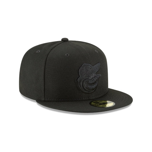 NEW ERA 59FIFTY BASICA BALTIMORE ORIOLES BLACKOUT