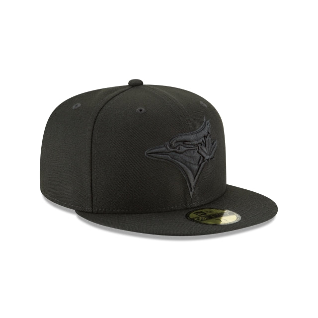 NEW ERA 59FIFTY BASICA TORONTO BLUE JAYS BLACKOUT