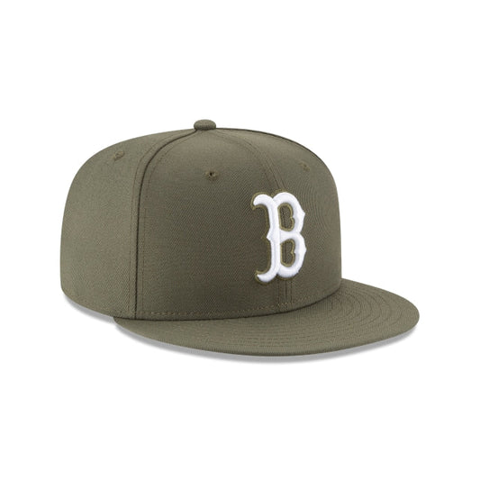 NEW ERA 59FIFTY BASICA BOSTON RED SOX OLIVE