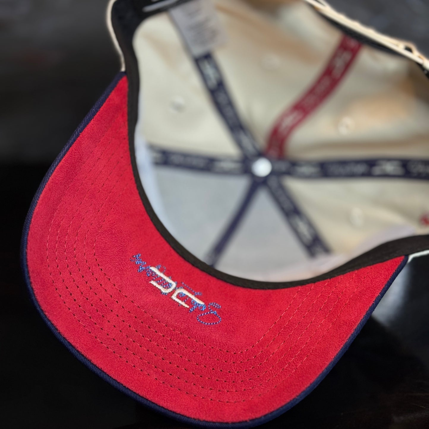 JC HATS - "JC PARADISE BEIGE NAVY"