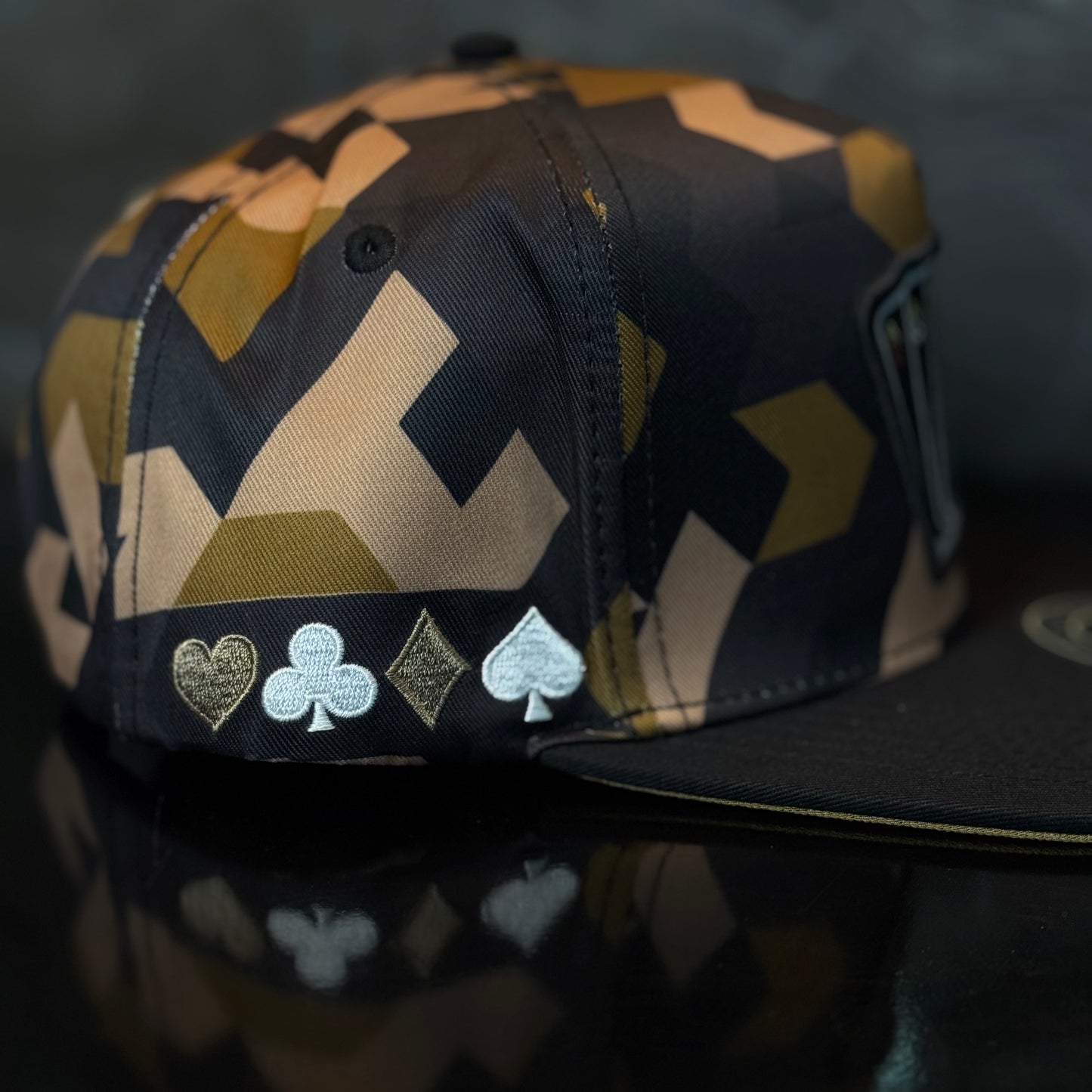 JC HATS - "POKER CAMO BROWN"