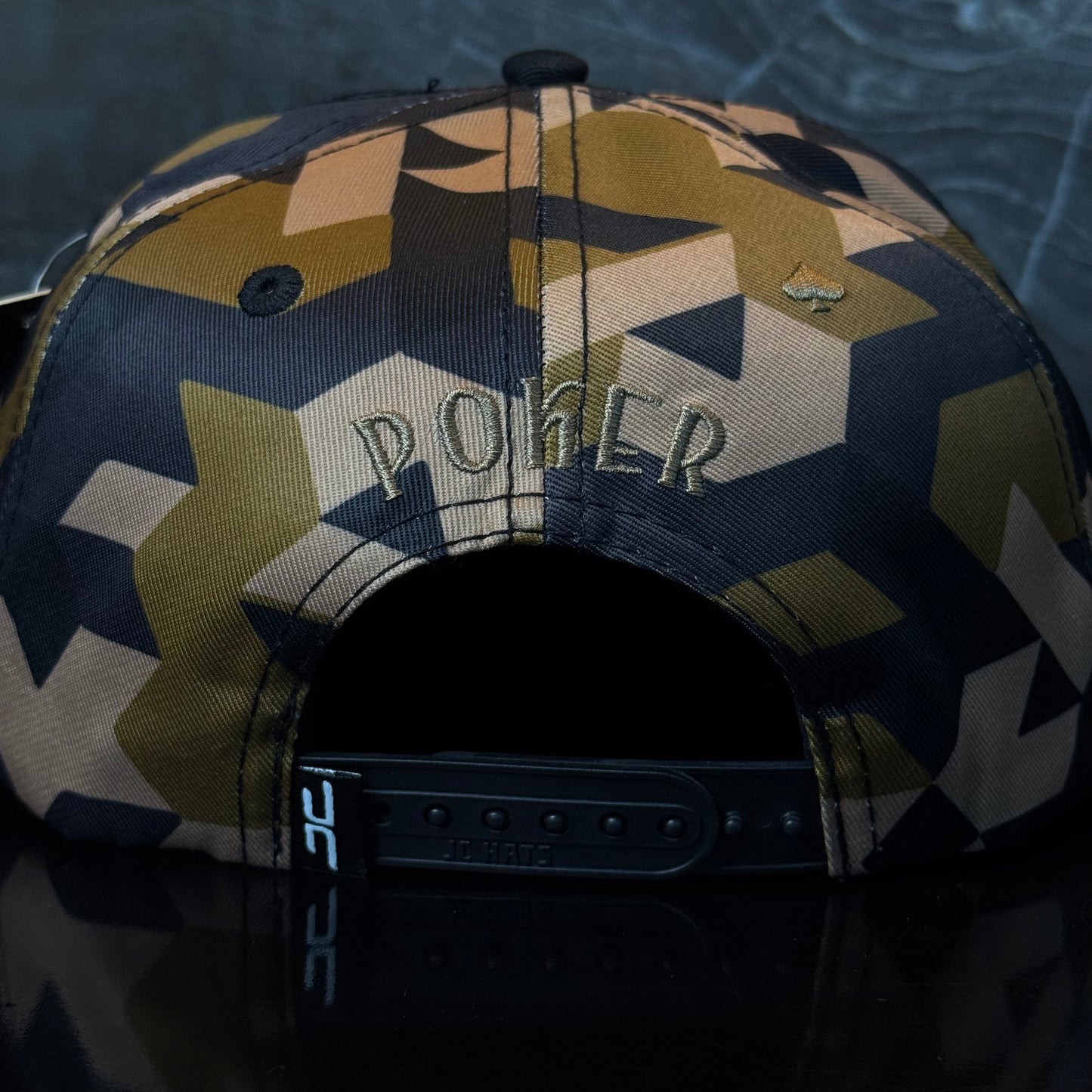 JC HATS - "POKER CAMO BROWN"