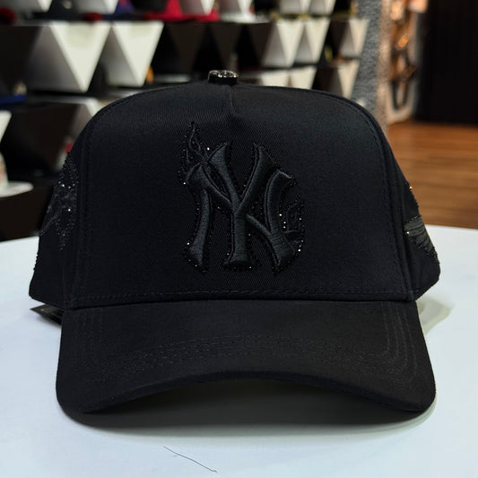 DREAMER HATS - "NY FLAMES BLACK NO SOUL"