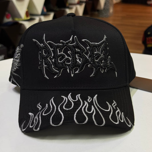 REBEL HATS - "BLACK REBEL ANGEL"