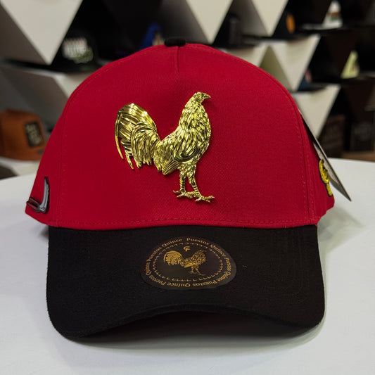 FLORENCE CAPS - "ROJA GALLO DORADO"